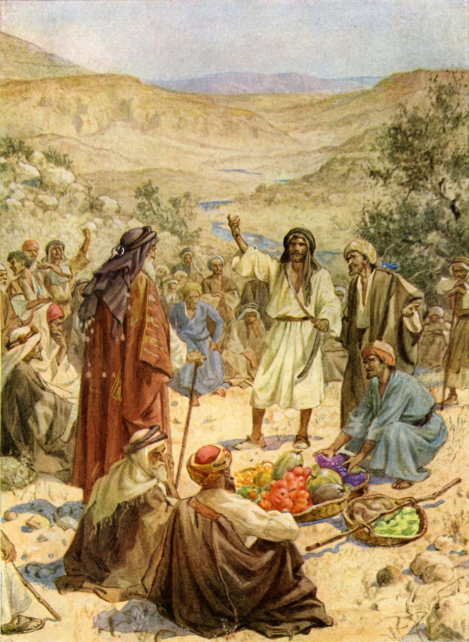 Relacja Szpiegów i protest Kaleba - Biblia autorstwa William Brassey Hole