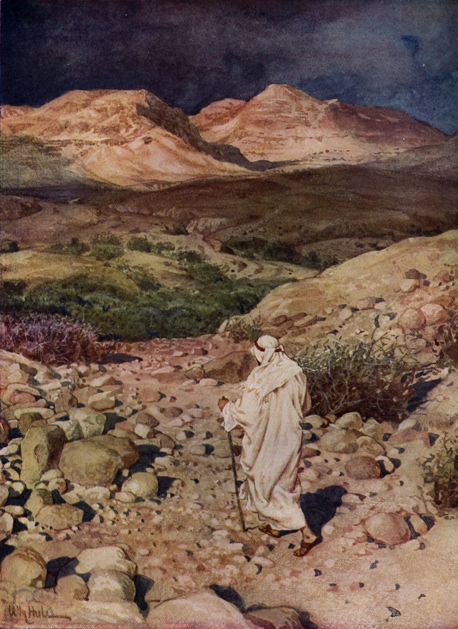 Kuszenie Jezusa - Biblia autorstwa William Brassey Hole