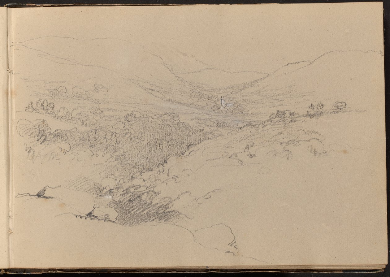 Scena Doliny autorstwa William Brockedon
