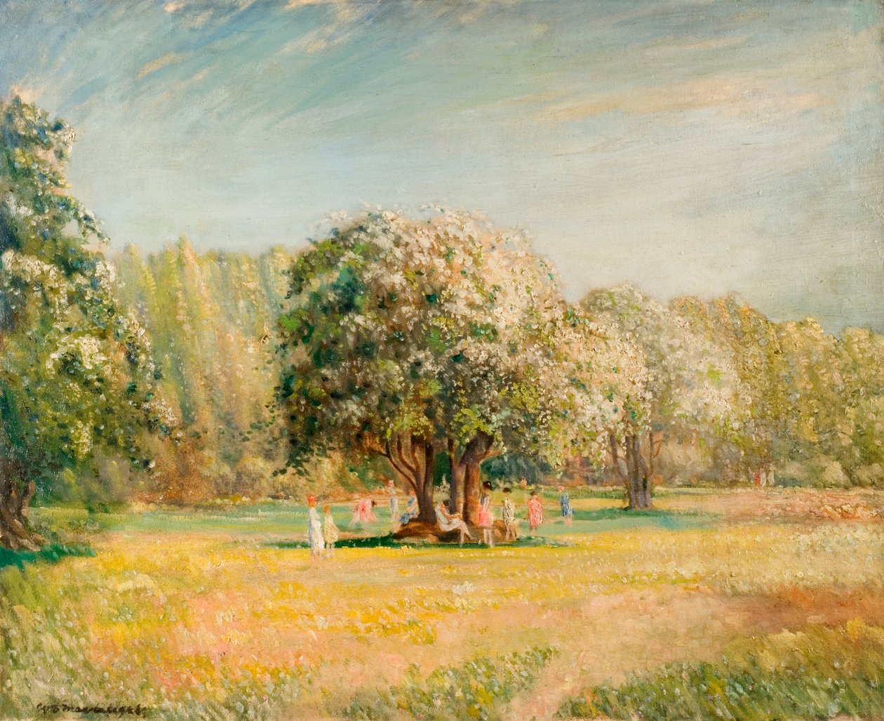 Czas kwitnienia, Epping Forest, Essex autorstwa William Brown MacDougall