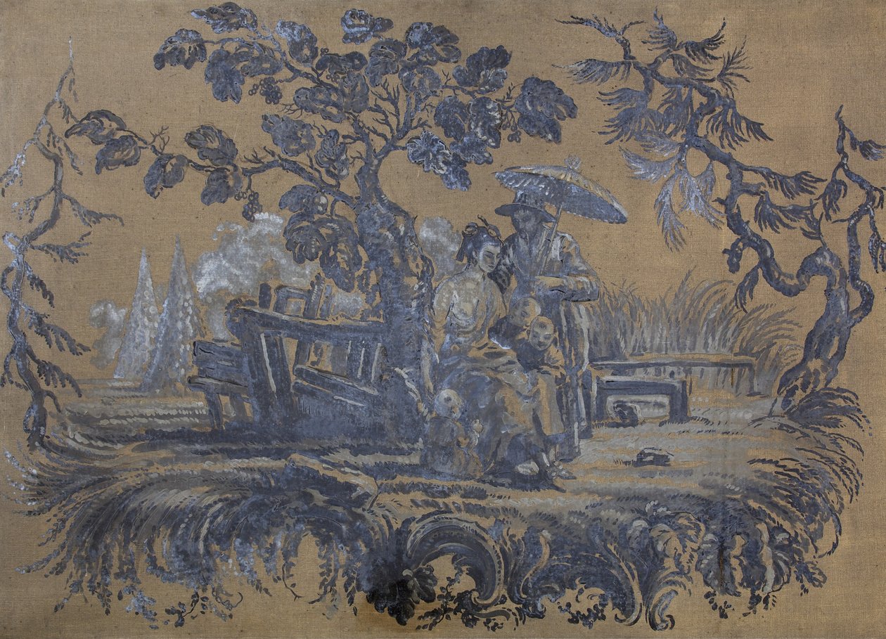 Chinoiserie (olej na płótnie) autorstwa William Bruce Ellis Ranken