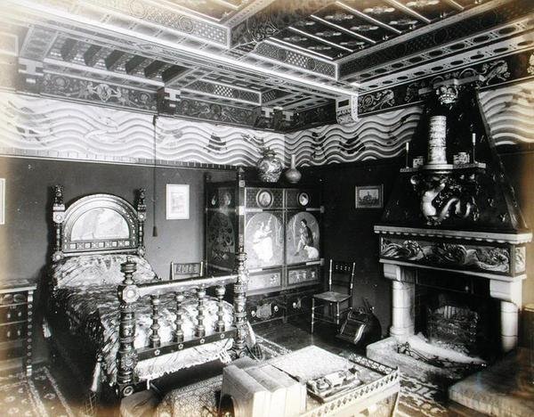 Sypialnia Williama Burgesa (zdjęcie) autorstwa William Burges