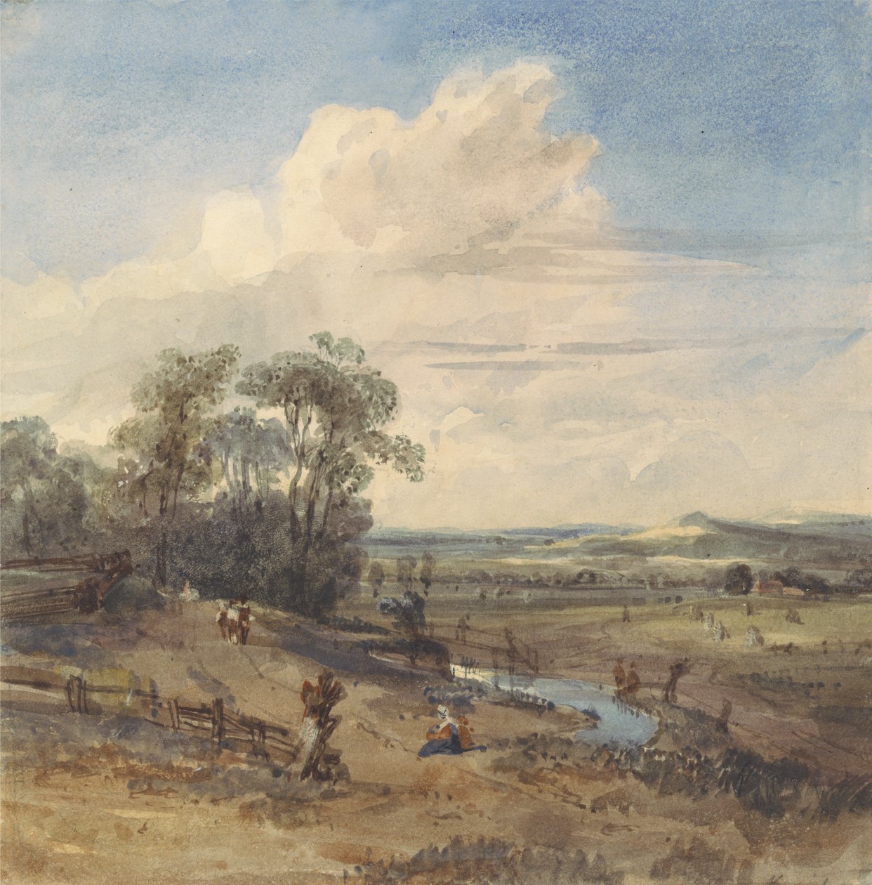 Krajobraz po Wynants (w Luwrze) autorstwa William Callow