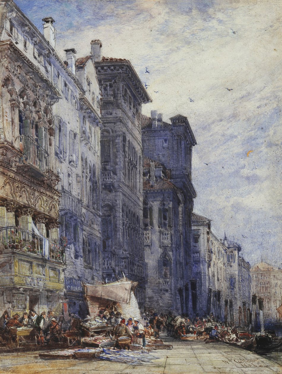 Rynek, Coburg, autorstwa William Callow