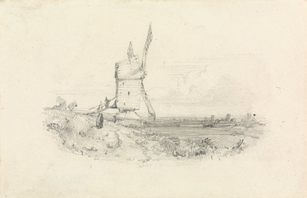 Wiatrak autorstwa William Callow