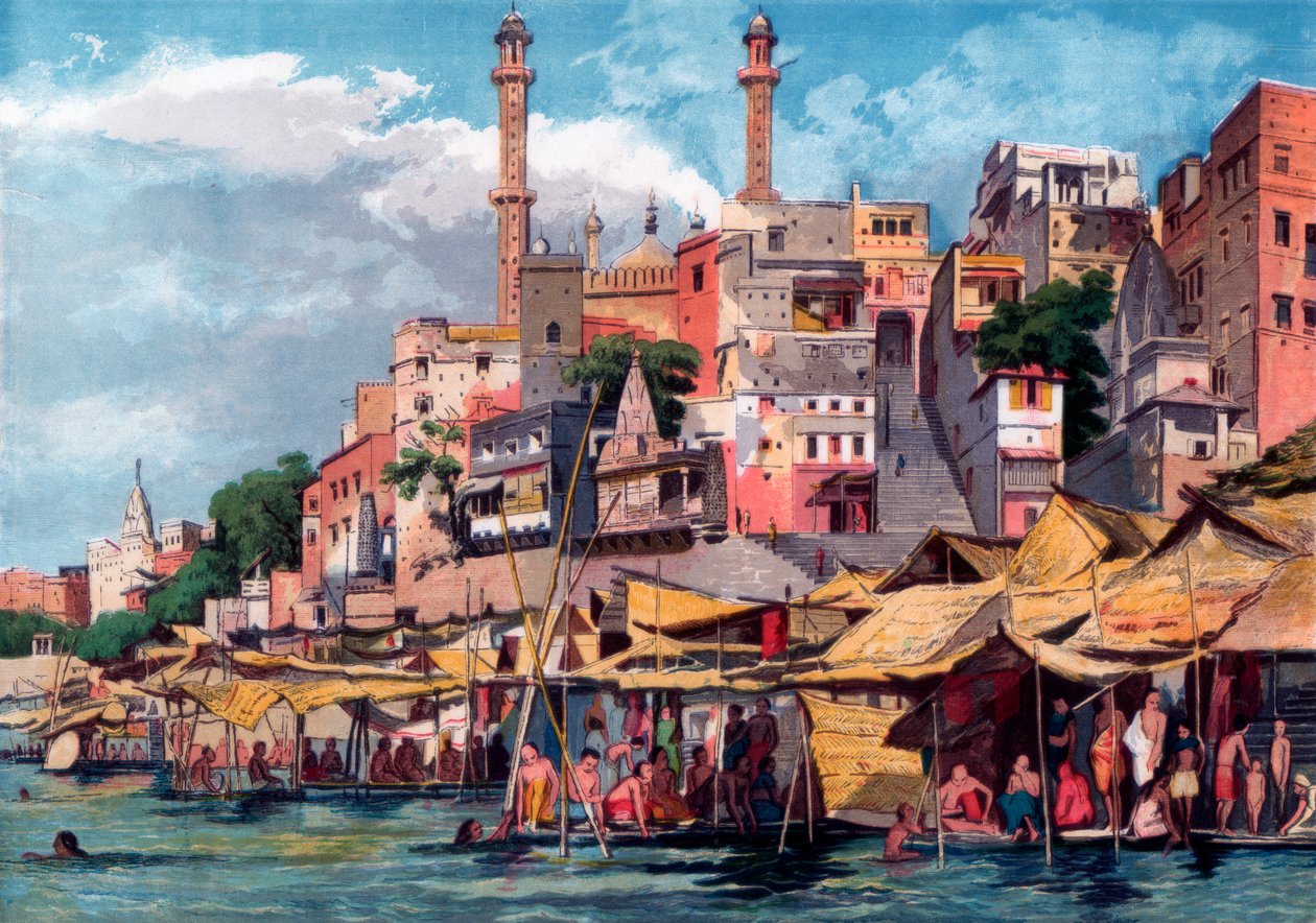 Benares, Indie, 1857. autorstwa William Carpenter
