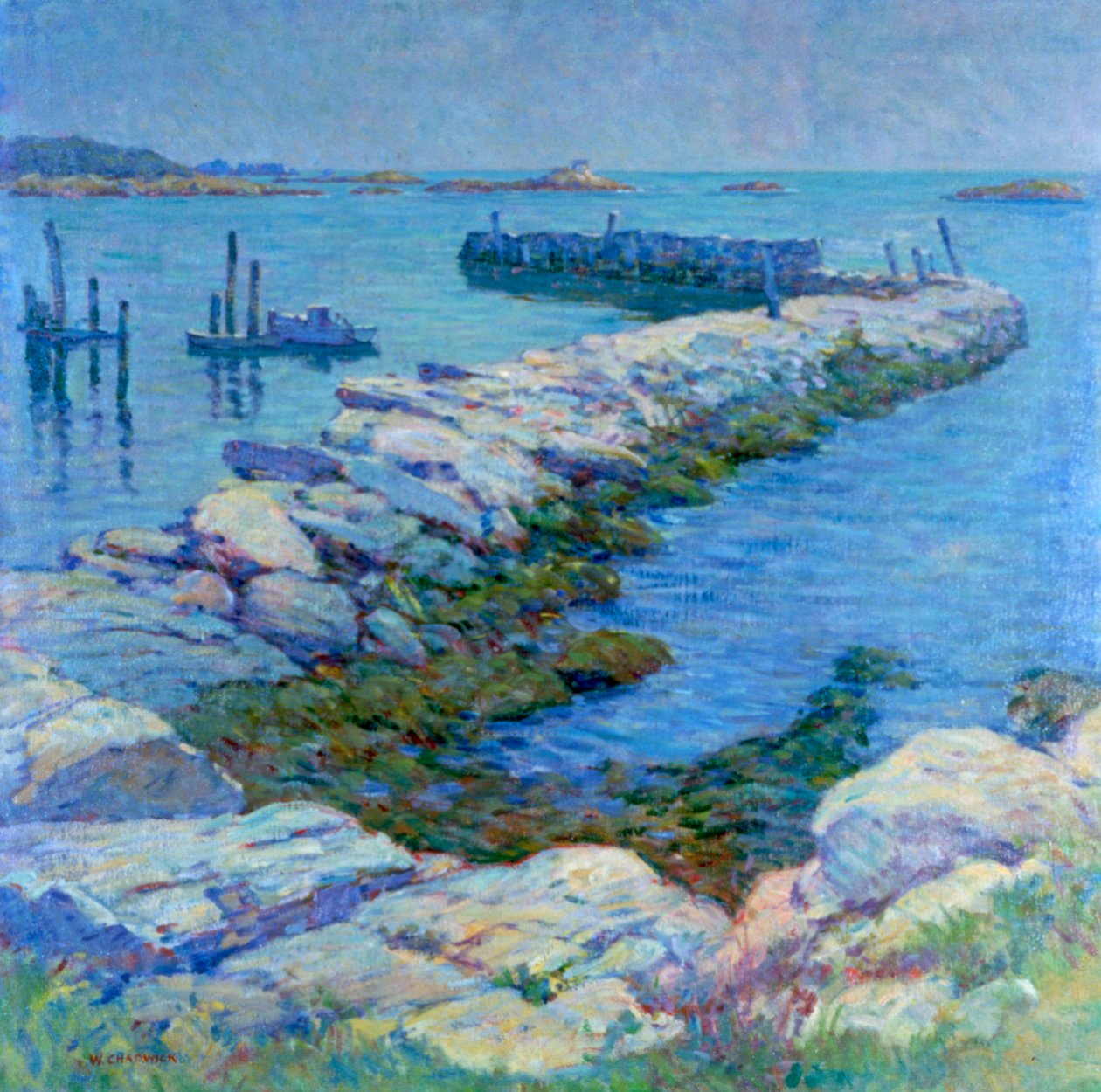 „Molo”, 1879-1962 autorstwa William Chadwick