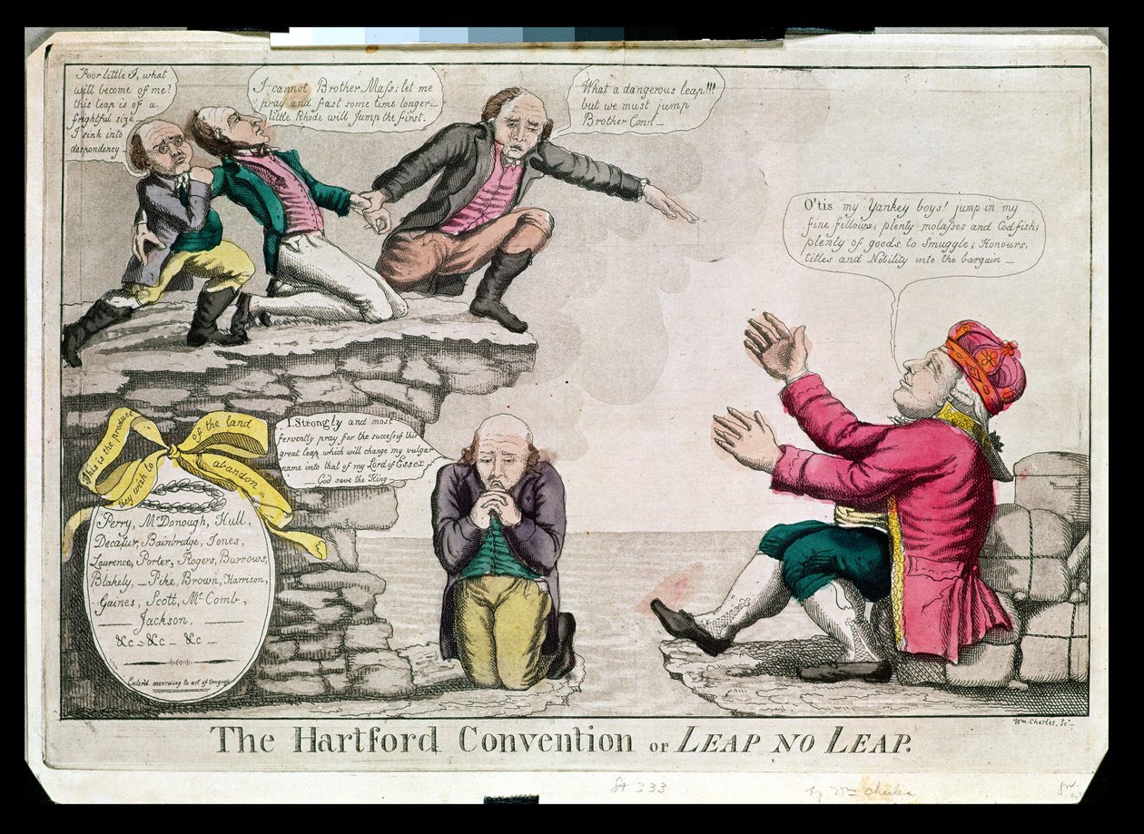 Konwencja Hartford, czyli „Skacz bez skoku”, luty 1815 r. autorstwa William Charles