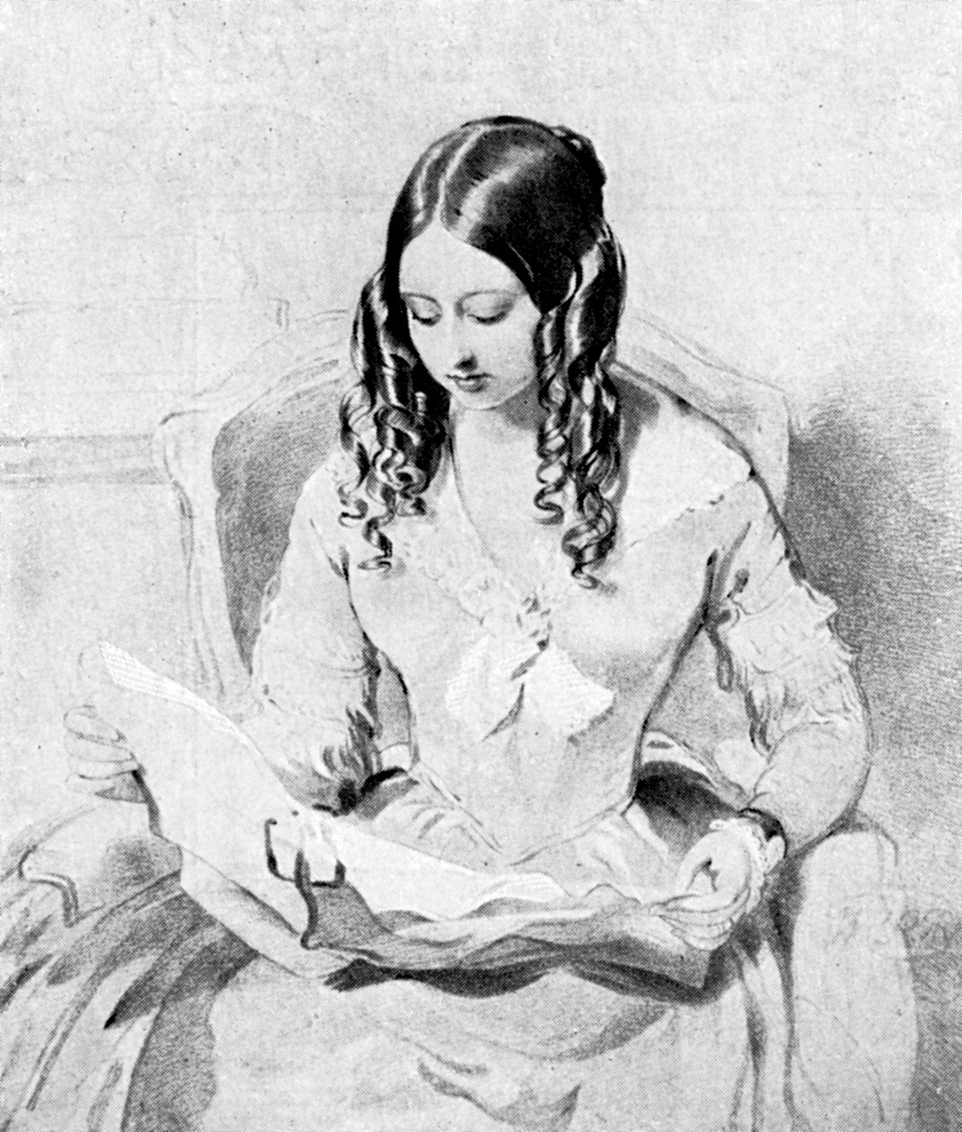 Depesze czytelnicze królowej Wiktorii, ok. 1840 r. autorstwa William Charles Ross