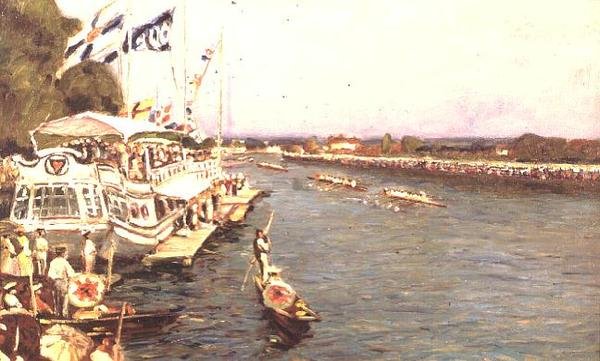 Regaty w Henley autorstwa William Christian Symons