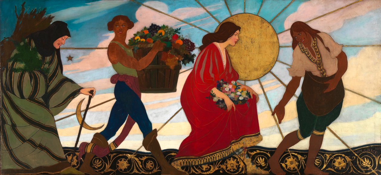 Cztery pory roku, 1923. autorstwa William Clarke Rice