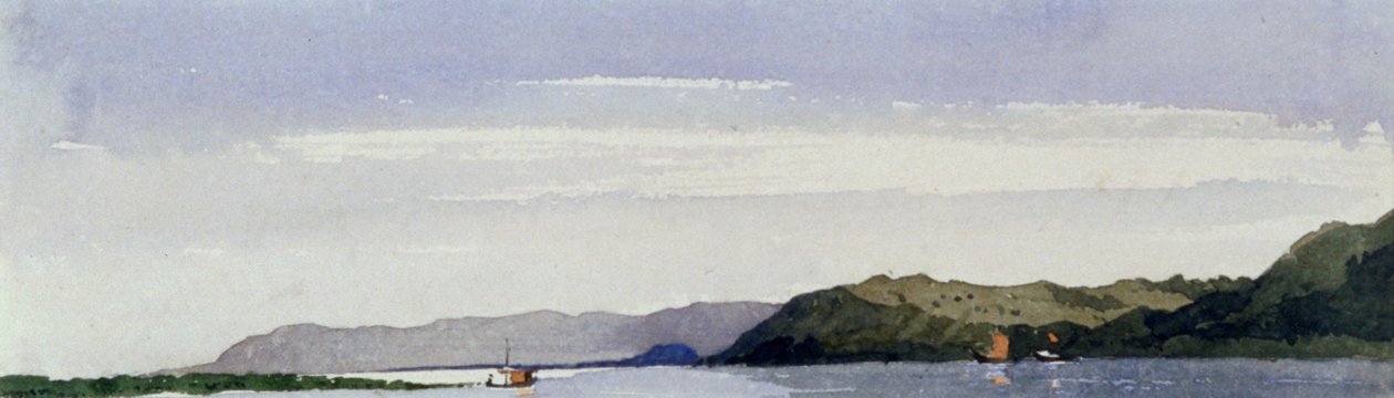 „Wzgórza Rajmahal z góry”, Indie, 1843 r. autorstwa William Clerihew