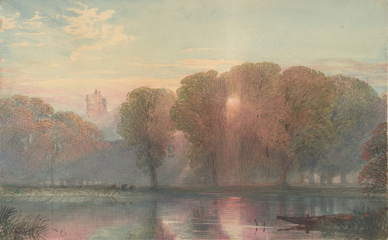 Windsor z Datchet, 1870-78. autorstwa William Collingwood Smith