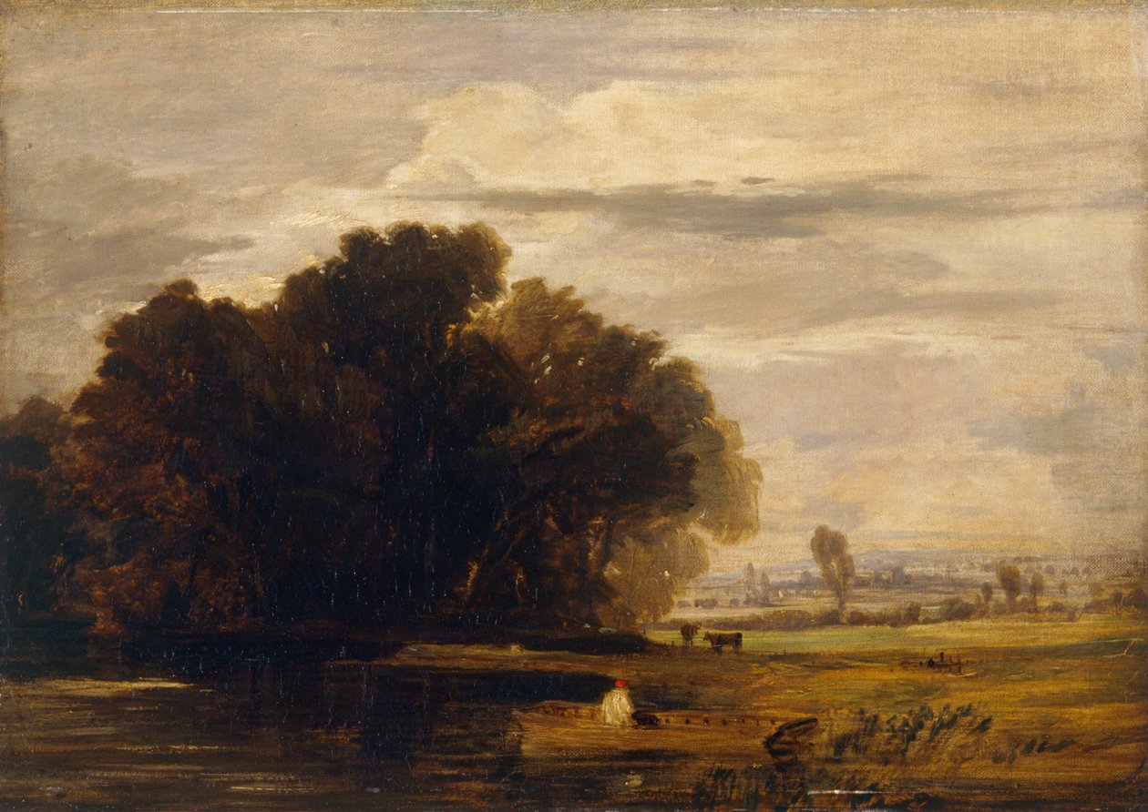 Dedham Ferry (olej na płótnie) autorstwa William Collins
