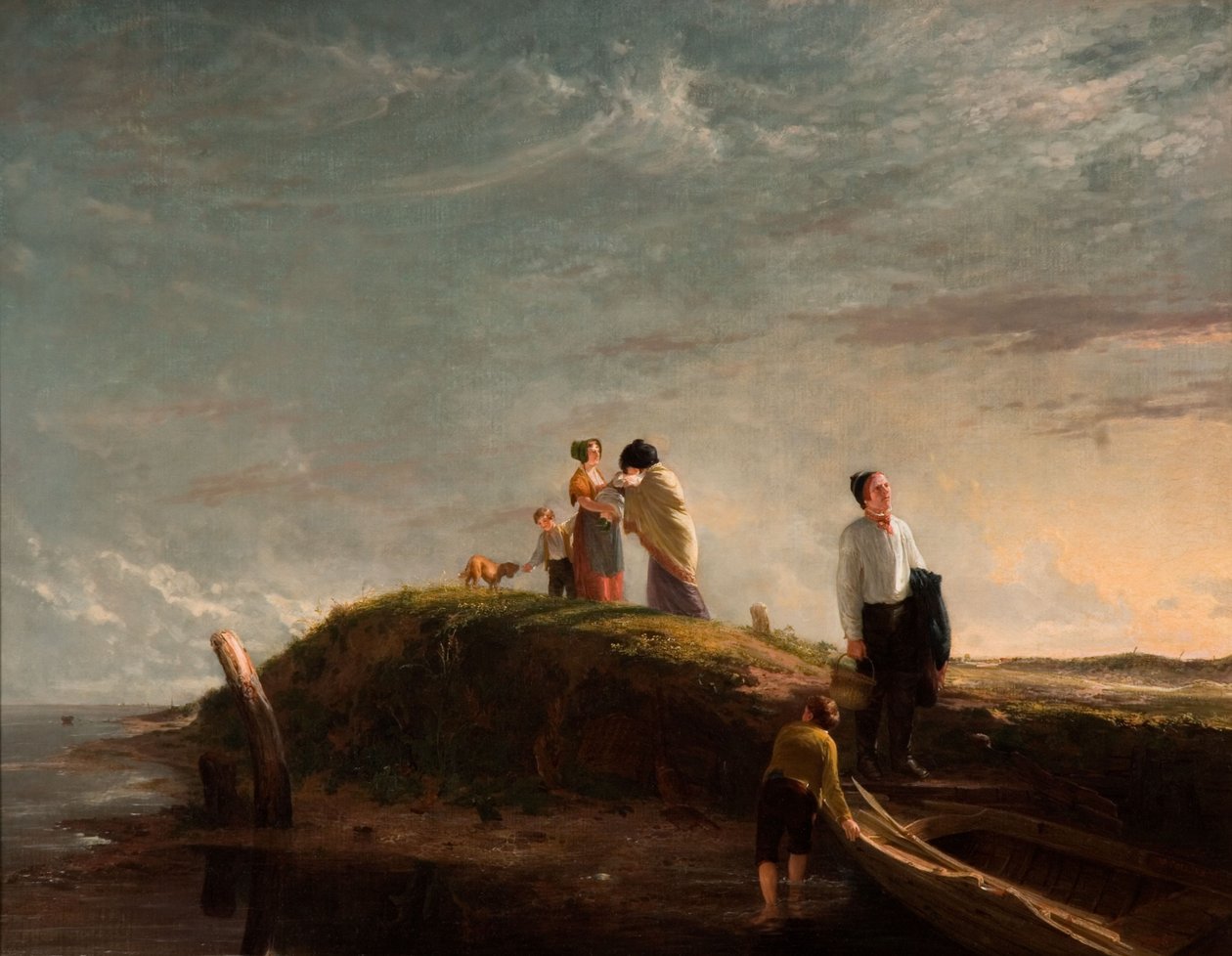 Niechętny wyjazd, 1815 autorstwa William Collins