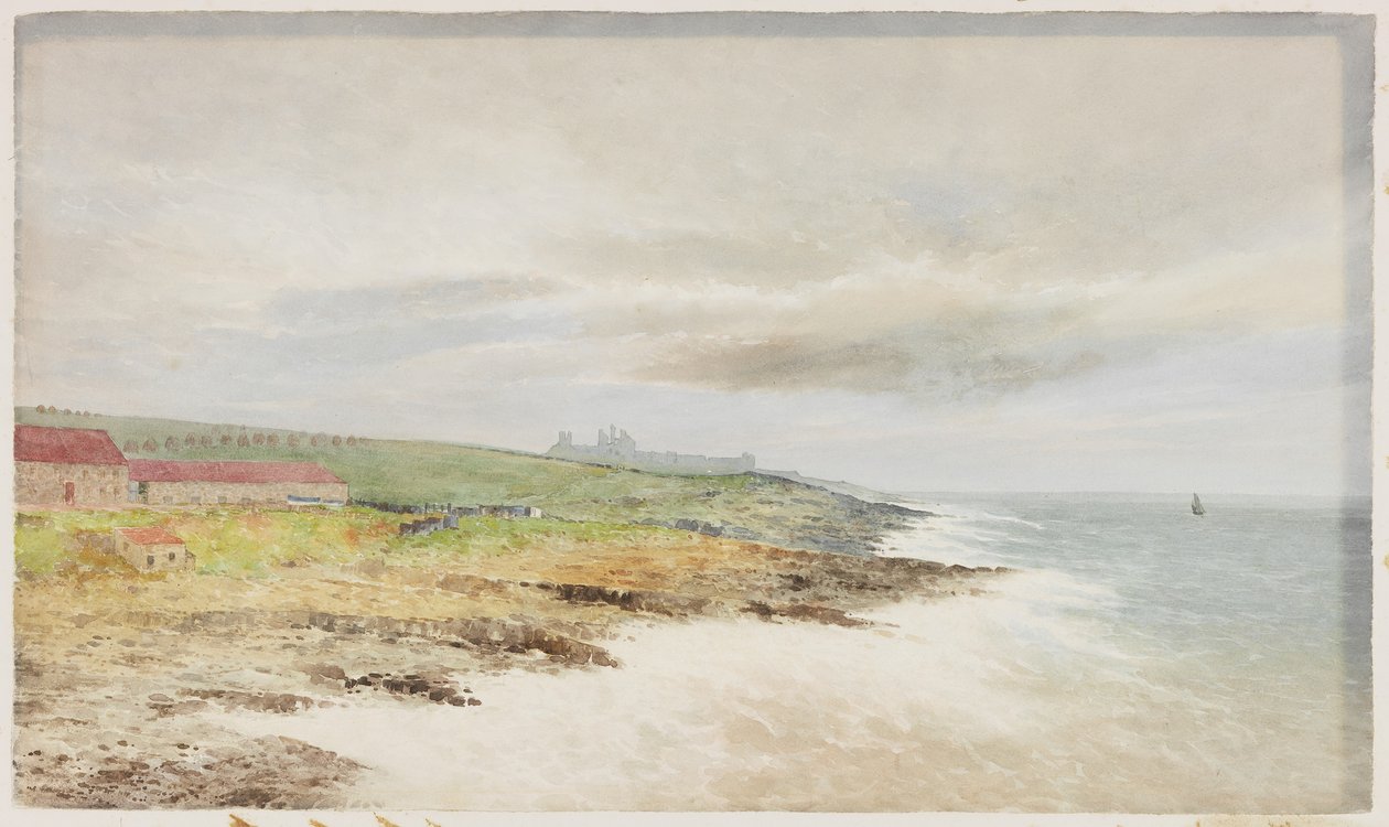 Burzowy dzień, Craster (akwarela na papierze) autorstwa William Cosens Way