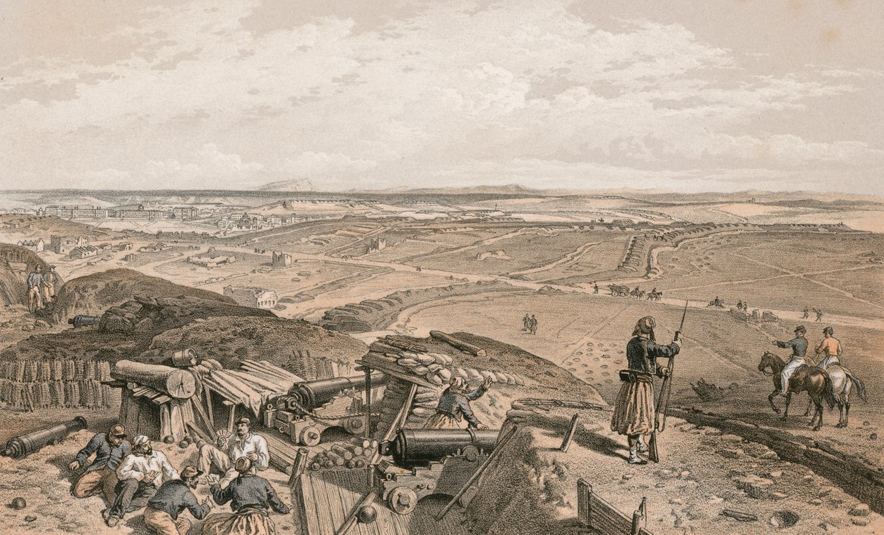 Bastion du Mat z Bastionu Centralnego autorstwa William 