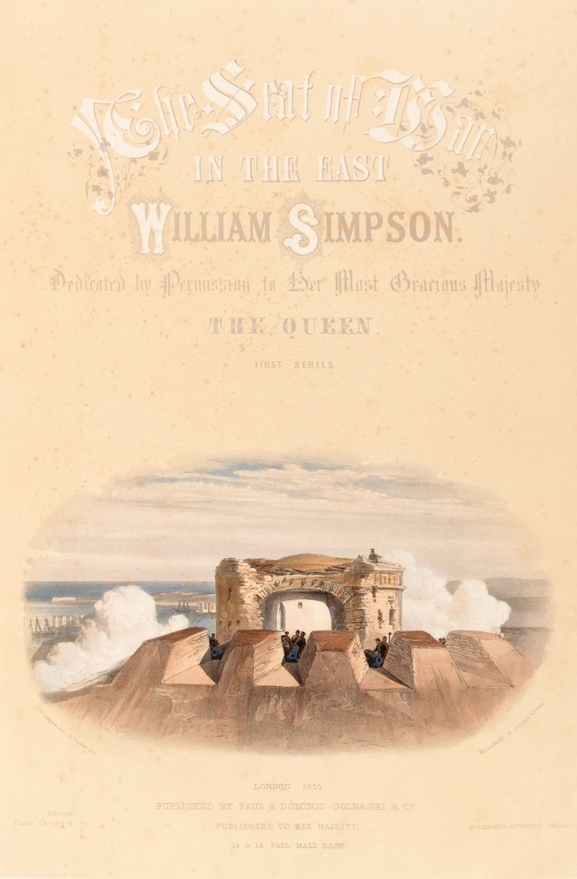 ?Malakoff czy okrągła wieża?, ok. 1855 r. autorstwa William Crimea Simpson