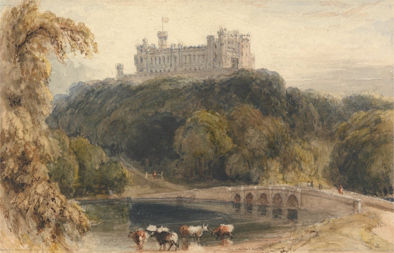 Castelo de Belvoir, Rutlandpolish autorstwa William Daniell