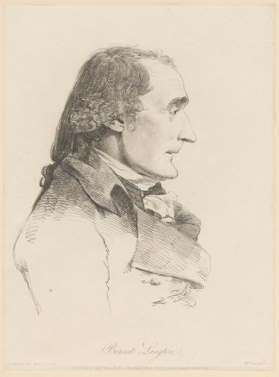 Benneta Langtona autorstwa William Daniell