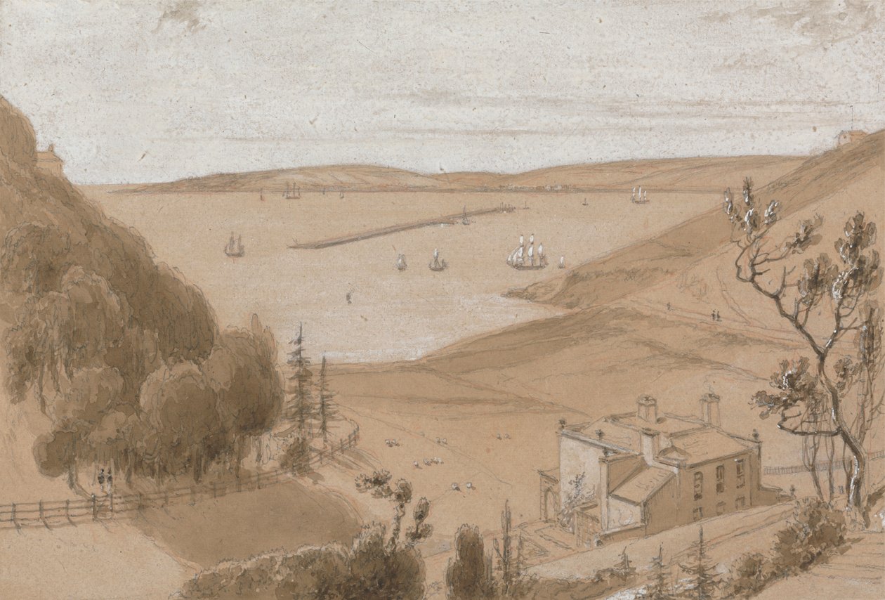 Bovisand, niedaleko Plymouth autorstwa William Daniell