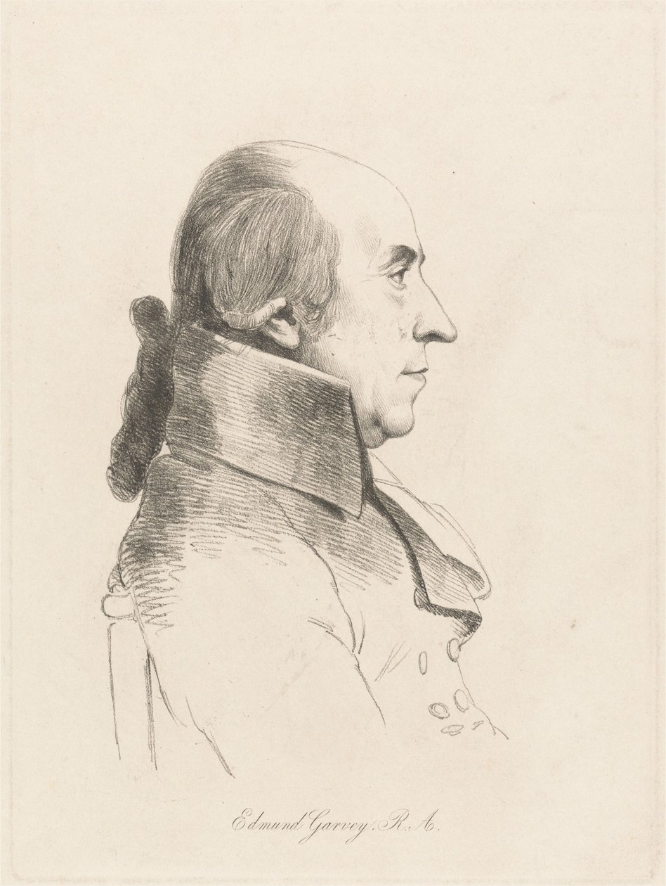 Edmund Garvey, R.A. autorstwa William Daniell