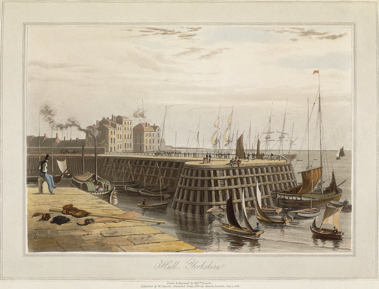 Hull, Yorkshire autorstwa William Daniell