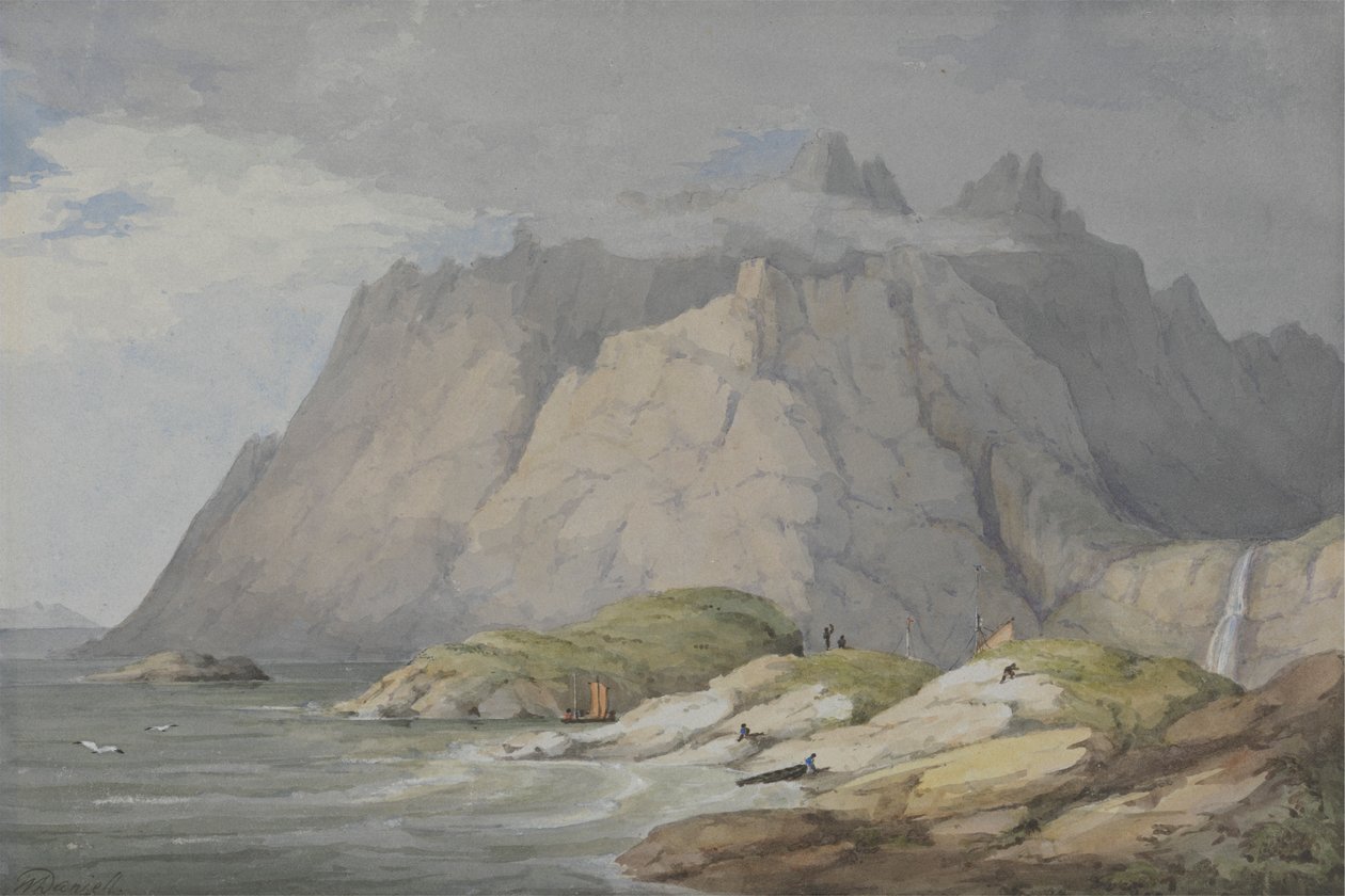 Loch Scavaig, wyspa Skye autorstwa William Daniell