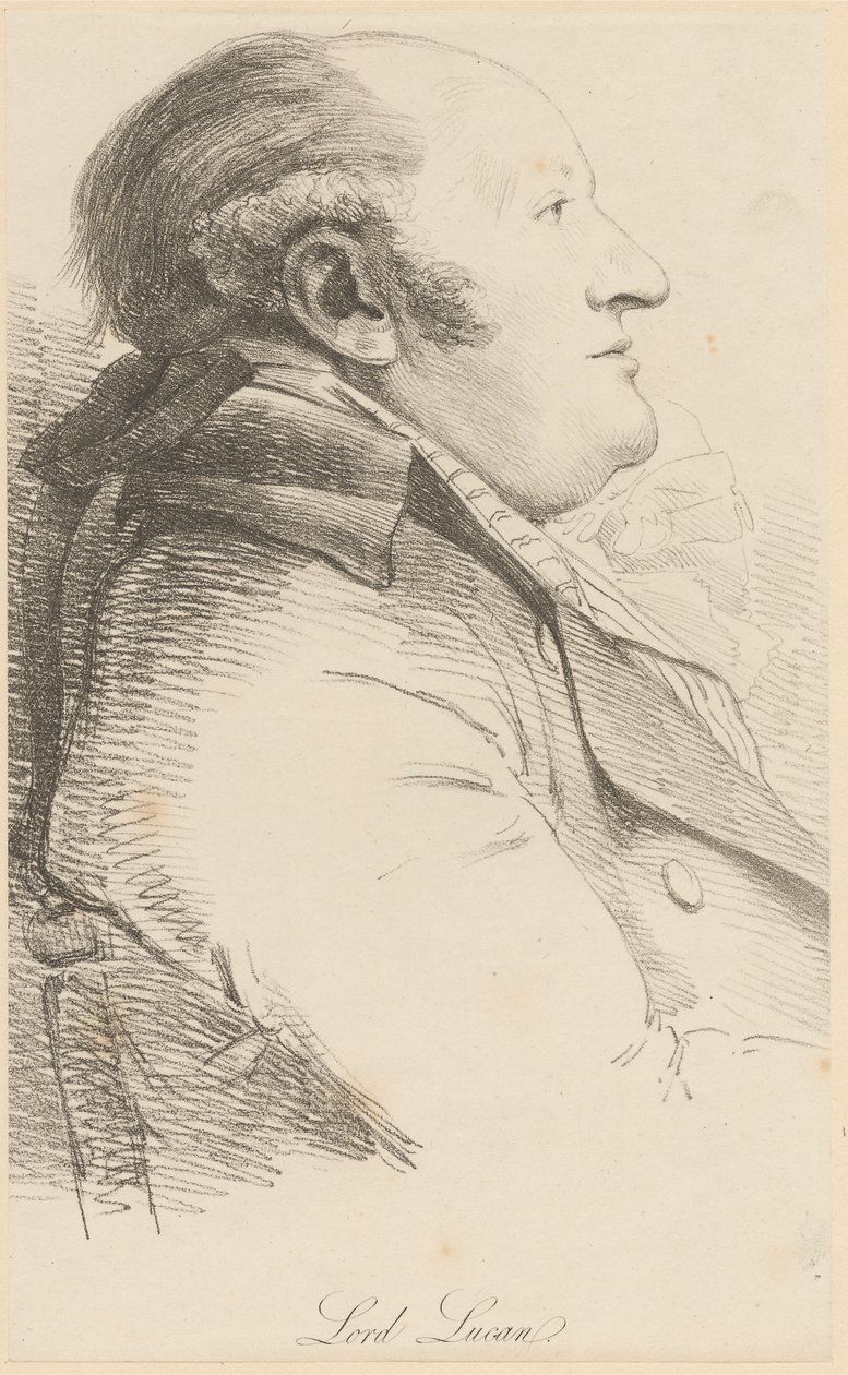 Sir Charles Bingham, primeiro conde de Lucanpolish autorstwa William Daniell