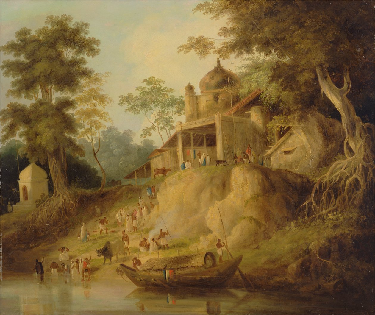 Brzegi Gangesu autorstwa William Daniell