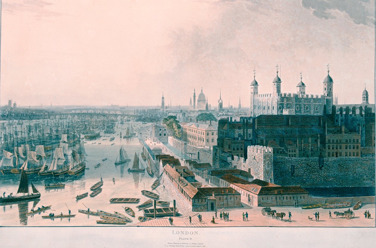 Widok Londynu, 1804 autorstwa William Daniell
