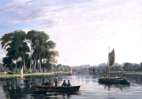 Widok na Tamizę w Richmond autorstwa William Daniell