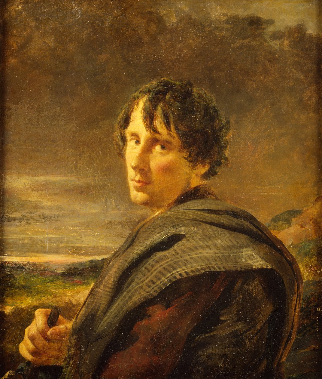 Autoportret, ok. 1852 (olej na płótnie) autorstwa William Davis