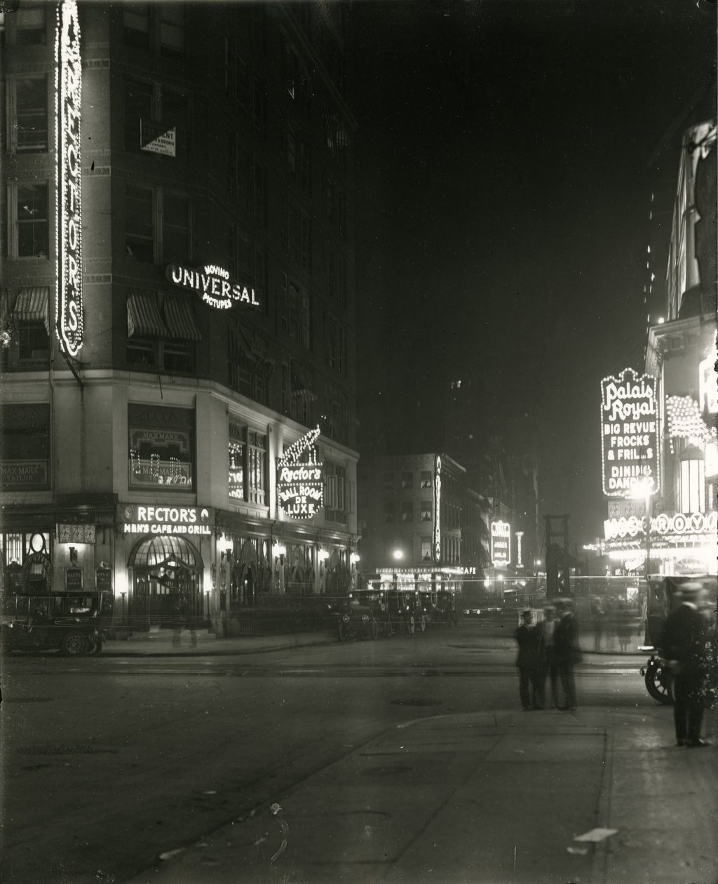 48. Ulica między Broadwayem a Siódmą Aleją, 1917 autorstwa William Davis Hassler