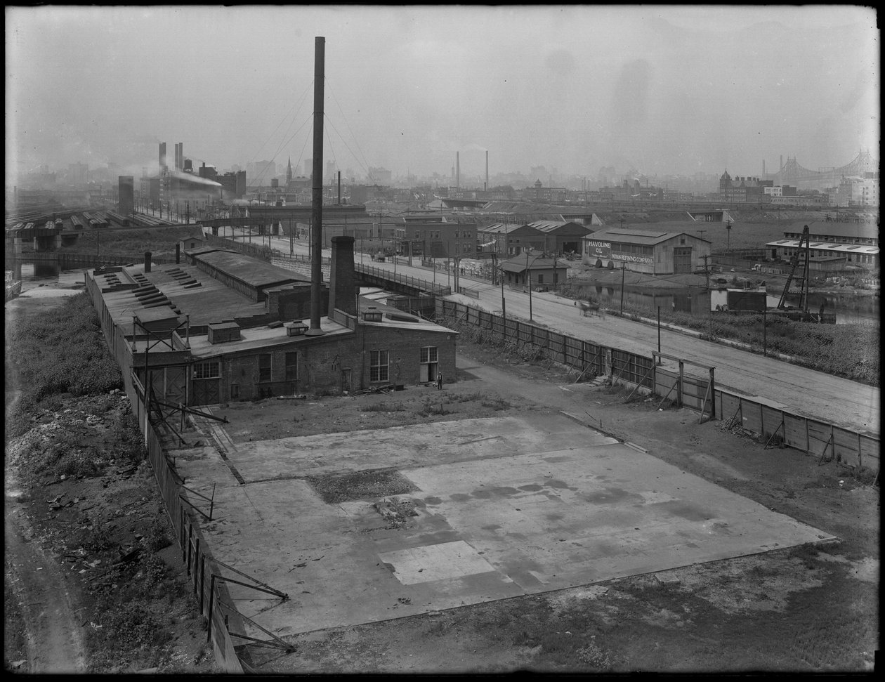 Zakład US Metal Products Company, Borden Avenue i Newtown Creek, Queens, Nowy Jork, 26 sierpnia 1914 autorstwa William Davis Hassler