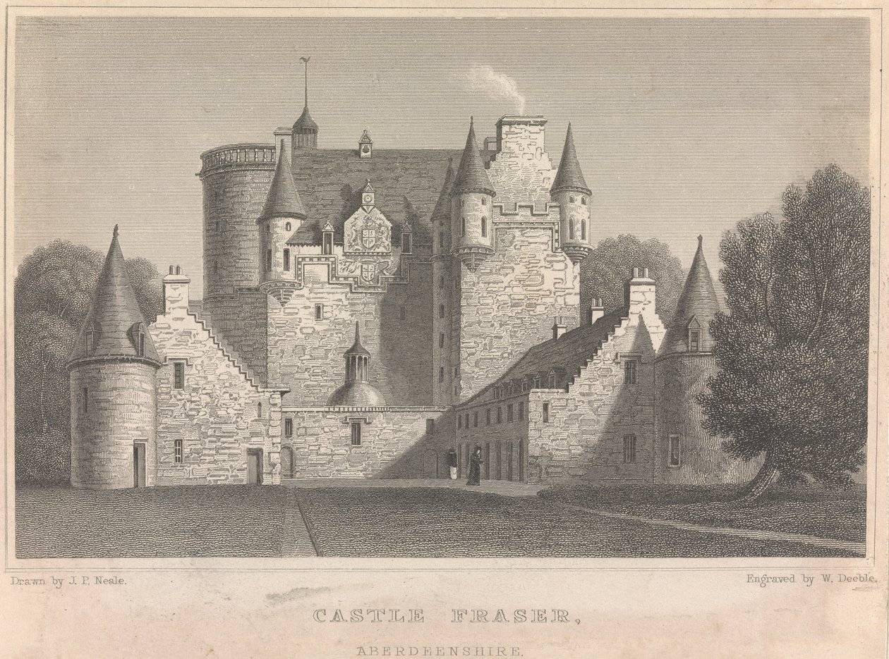 Zamek Fraser, Aberdeenshire; strona 4 (tom drugi) autorstwa William Deeble