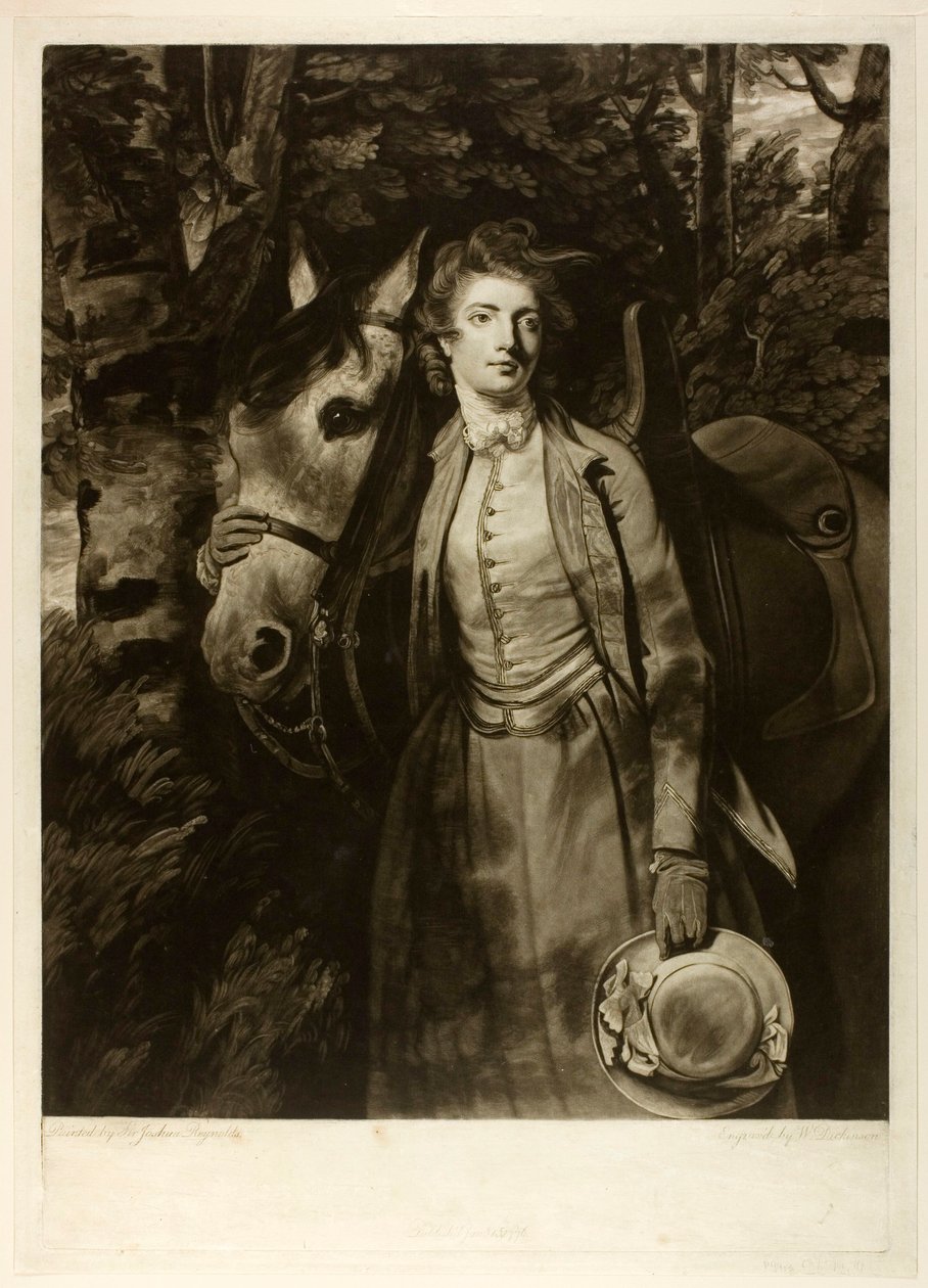 Lady Charles Spencer autorstwa William Dickinson