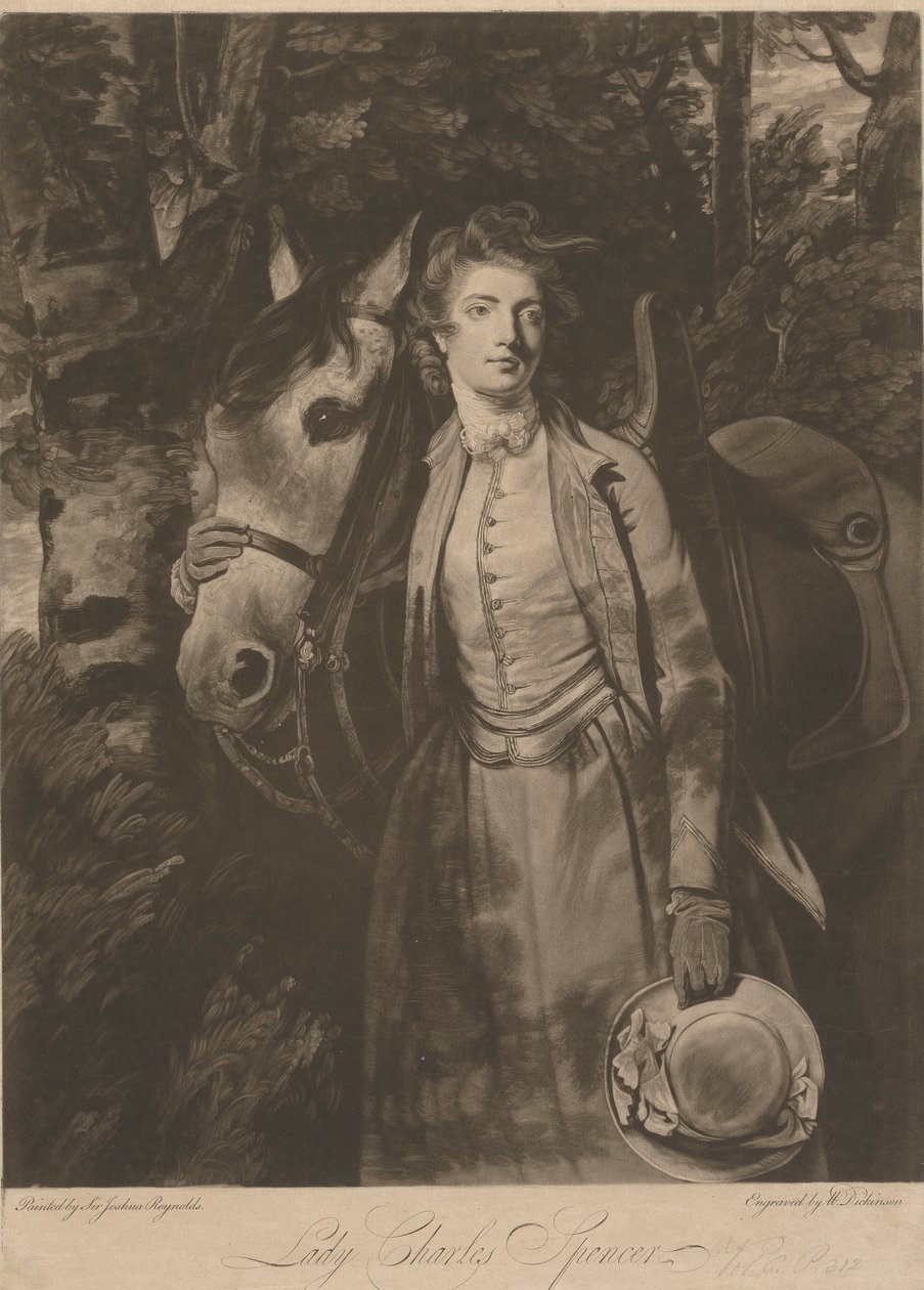 Pani Charles Spencer autorstwa William Dickinson