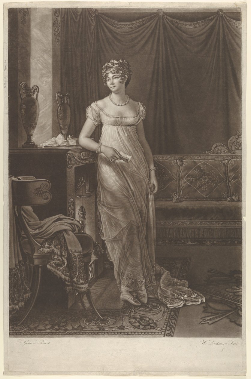 Madame Talleyrand, ca. 1808. autorstwa William Dickinson