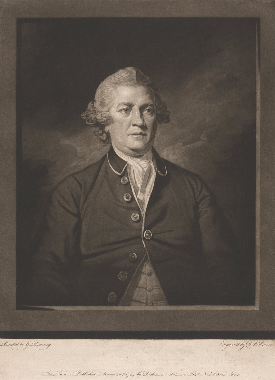 Czcigodny Augustus Keppel autorstwa William Dickinson