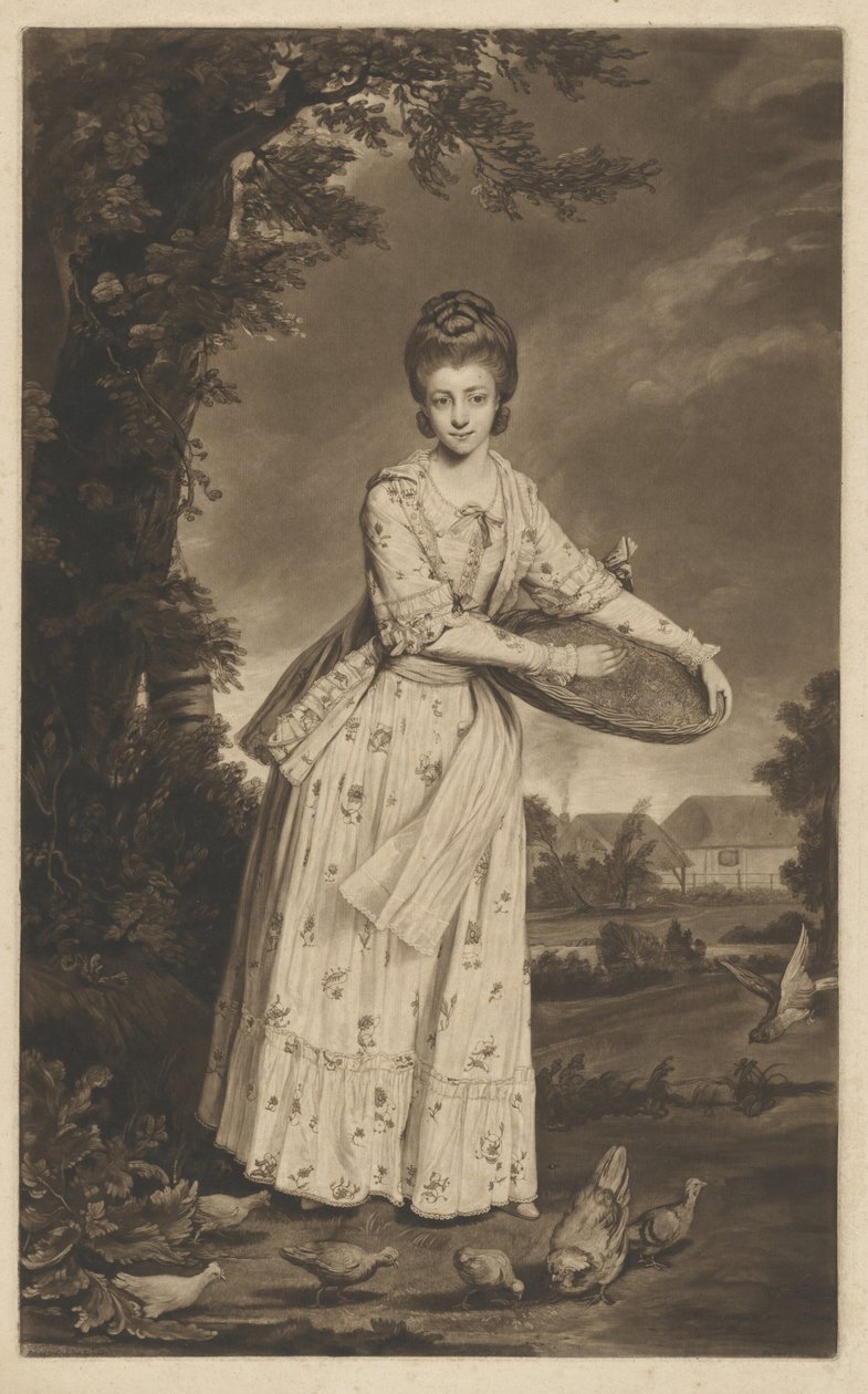 Pani Pelham autorstwa William Dickinson after Sir Joshua Reynolds