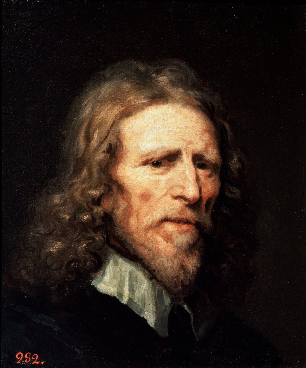 Portret Abrahama van der Doorta, przed 1640 r. autorstwa William Dobson