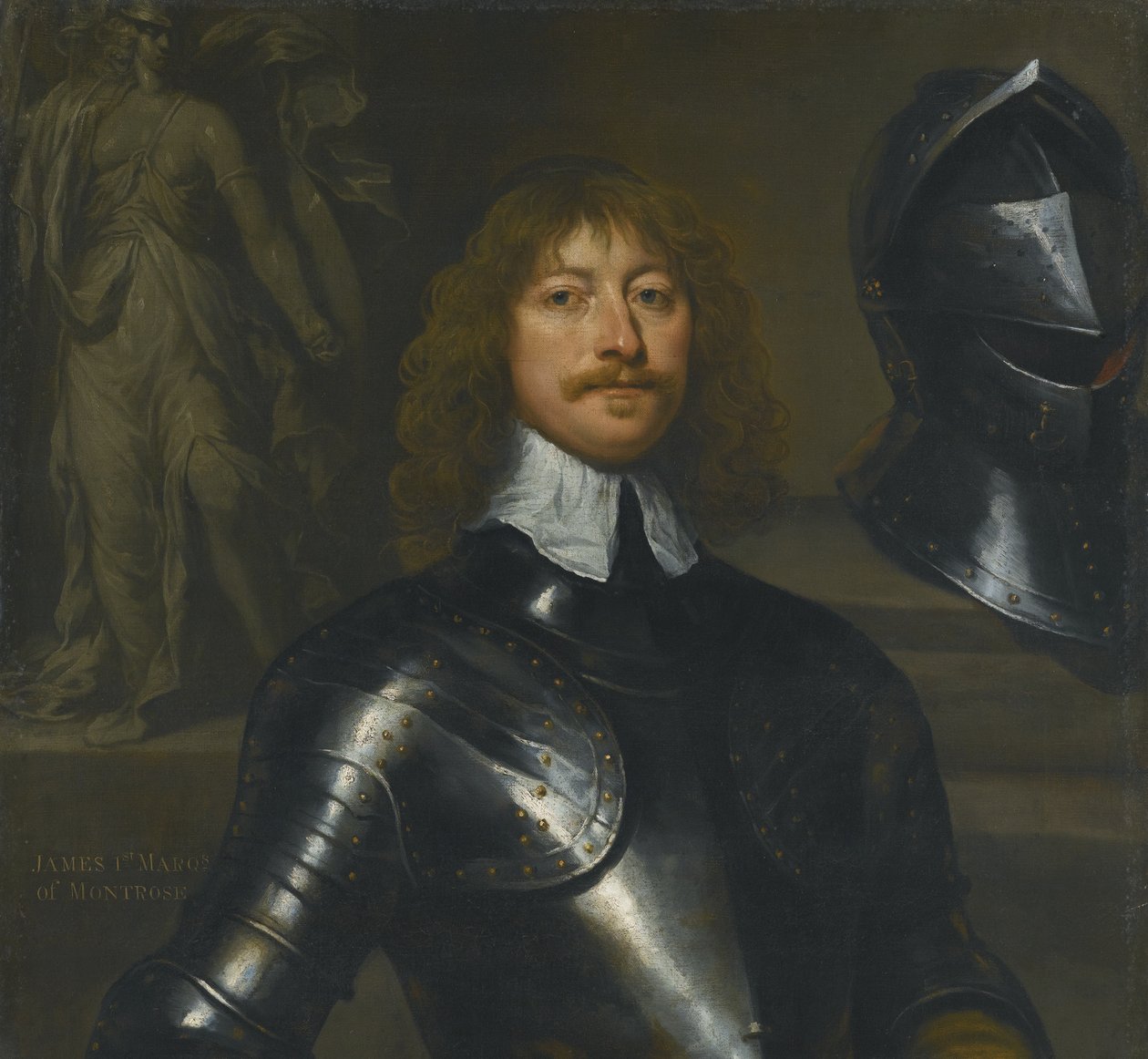 Portret Jamesa Grahama, 1. markiza Montrose 1612-1650 autorstwa William Dobson