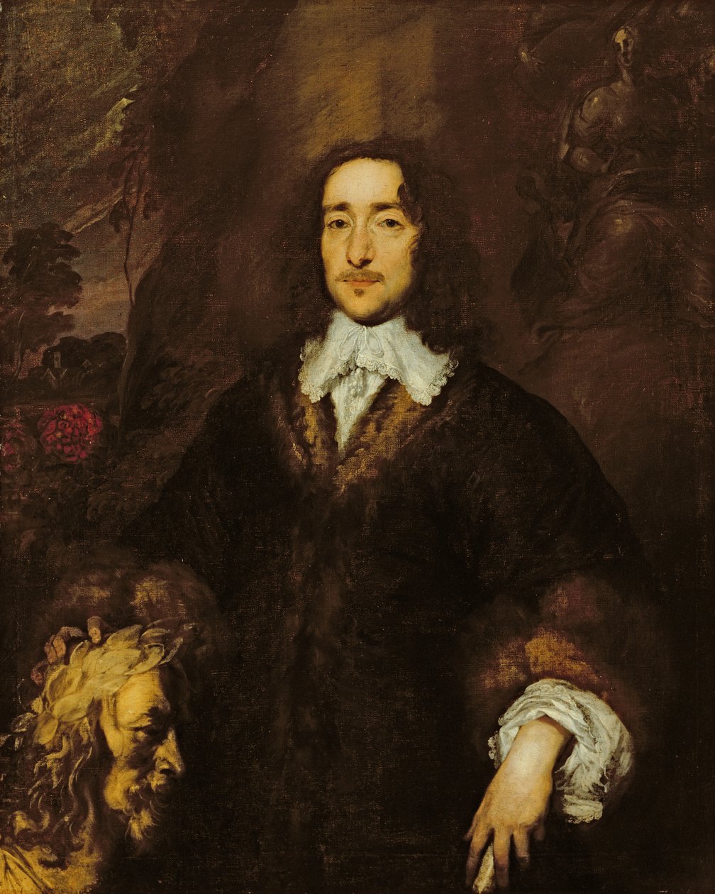Portret muzyka, ok. 1644 (olej na płótnie) autorstwa William Dobson