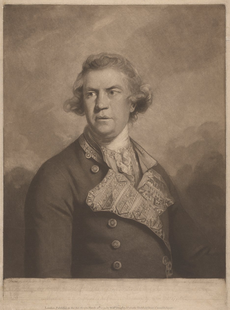 Czcigodny Augustus Keppel autorstwa William Doughty