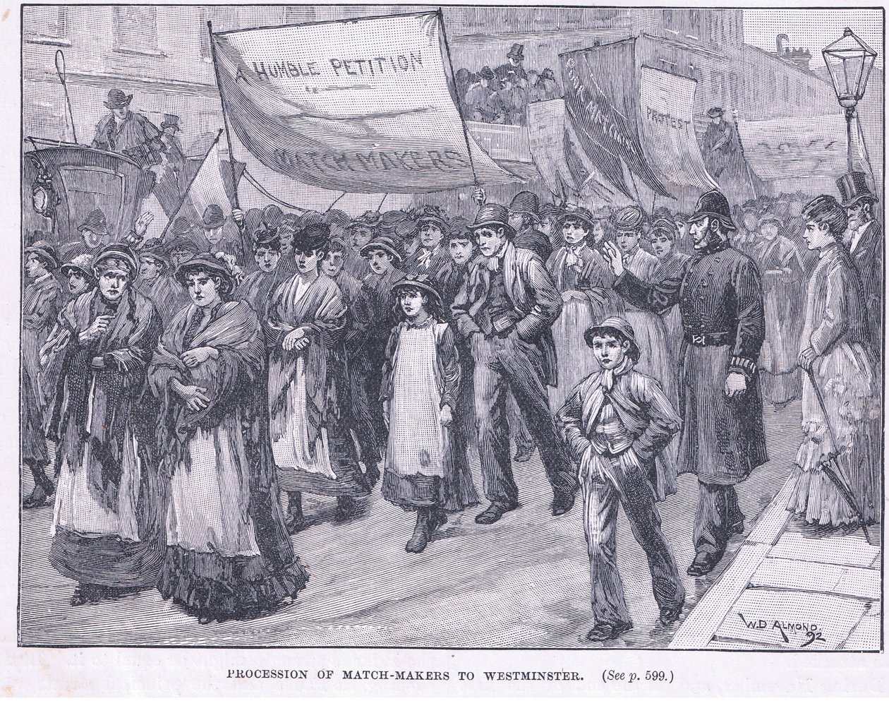 Procesja swatów do Westminster 1871 AD autorstwa William Douglas Almond