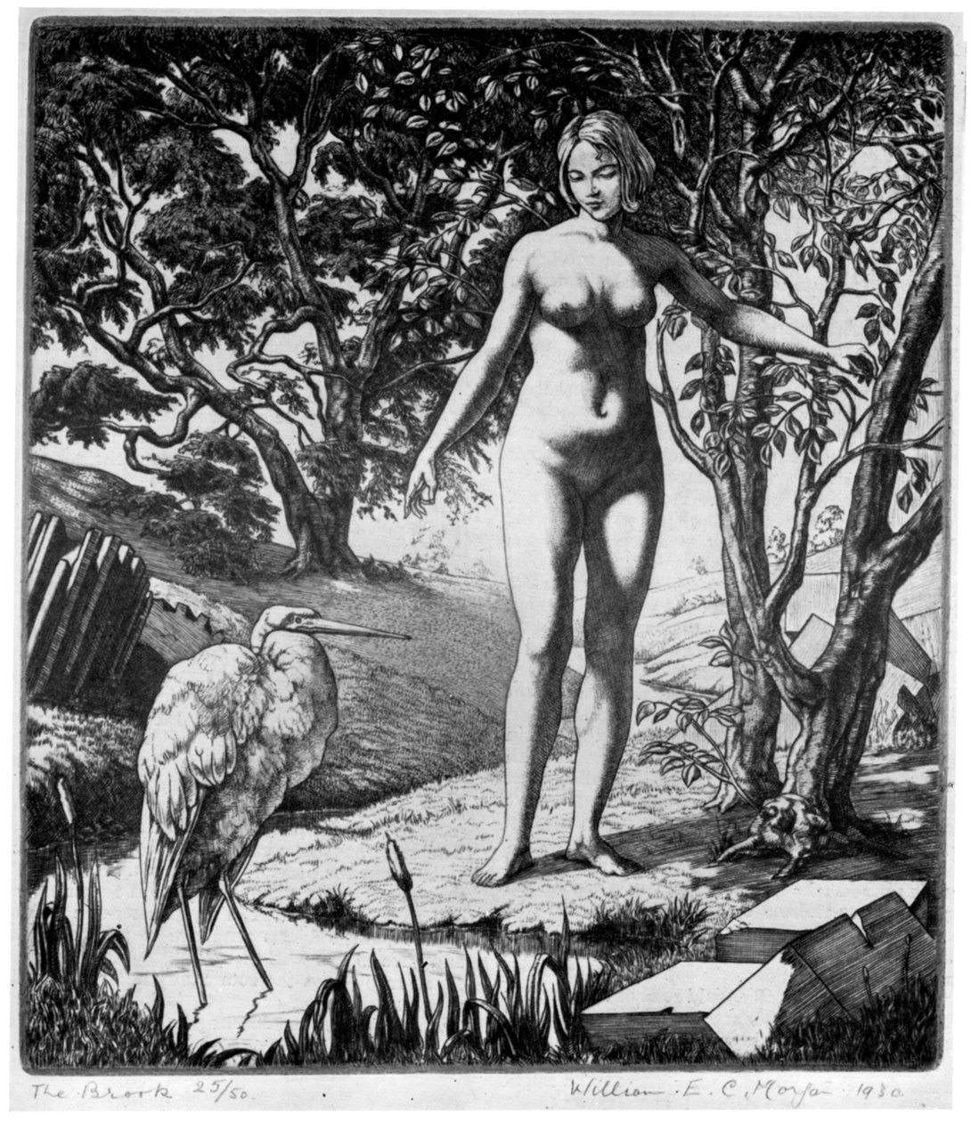 „Potok”, 1930. autorstwa William EC Morgan