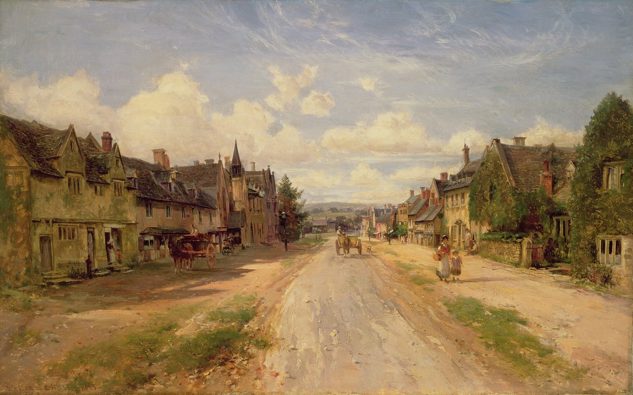 Broadway, Worcestershire autorstwa William E. Harris