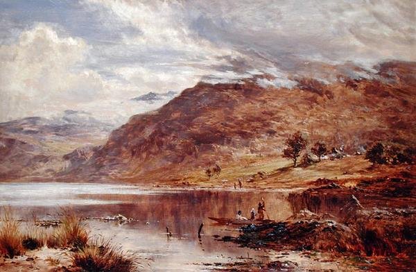 Cum Bychan, niedaleko Harlech, Walia autorstwa William E. Harris