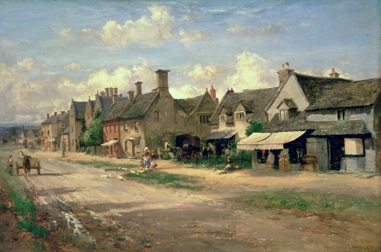 The High Street, Broadway, Worcestershire autorstwa William E. Harris